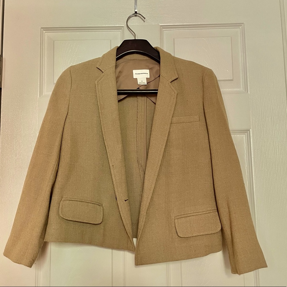 Wool-blend Club Monaco jacket in size 2